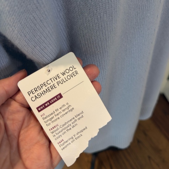 NWT Women’s ATHLETA Perspective Wool Cashmere Pullover Sweater- Size XXS - Picture 6 of 11